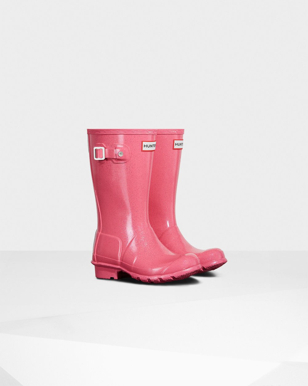 Kids Rain Boots - Hunter Original Starcloud (37NOVRBIW) - Pink